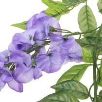 Artikel Blomsterguirlande kunstguirlande blåregn lilla grøn 155cm