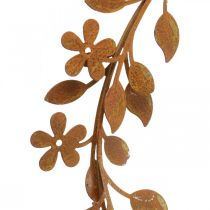 Blomsterkrans metaldekoration rustlook krans forårsdekoration Ø20cm 3stk