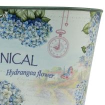 Artikel Blomsterskål oval hortensia plastskål 21,5×12,5cm H11cm