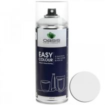 OASIS® Easy Colour Spray, malerspray hvid, vinterdekoration 400ml