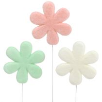 Artikel Flower Stick Blossom Pastel Ø8,5cm 12 stk