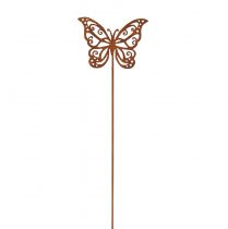 Artikel Blomsterprop metal rust sommerfugledekoration 10×7 cm 3 stk.