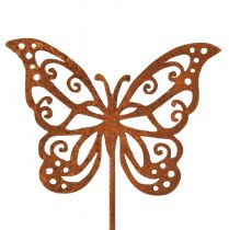 Artikel Blomsterprop metal rust sommerfugledekoration 10×7 cm 3 stk.