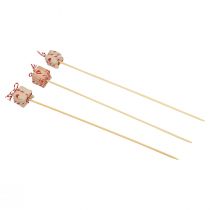 Artikel Blomsterstik julegavepakke dekoration 2,5cm 15 stk