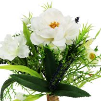 Buket hvid 20 cm