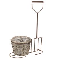 Artikel Urtepotte haveredskab dekorativ brun Ø17,5cm H30cm