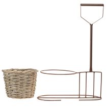 Artikel Urtepotte haveredskab dekorativ brun Ø17,5cm H30cm