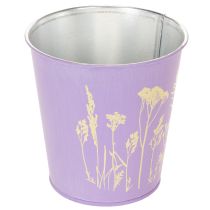 Artikel Blomsterpotter i pastelfarver med motiv – sæt med 3 stk. á Ø10 cm