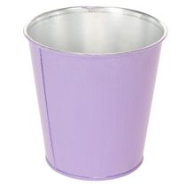 Artikel Blomsterpotter i pastelfarver med motiv – sæt med 3 stk. á Ø10 cm
