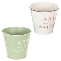 Artikel Art of Nature plantekasse med bogstaver, dekoration til vindueskarm og stue, 15 cm, 2 stk.
