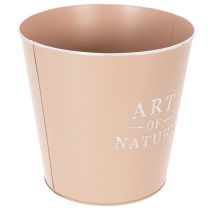 Artikel Zink urtepotte, metal plantekasse, antik rose, Ø22cm H21cm