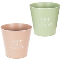 Artikel Art of Nature rund plantekasse, dekorativ og alsidig, til planter og arrangementer, 22 cm, 2 stk.