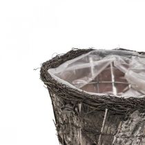 Artikel Urtepotte plantepotte rund birkebark vinstokke Ø28cm H15cm