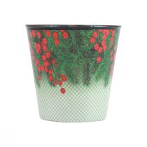 Urtepotte juleplantespand Ilex Ø11cm H10,5cm