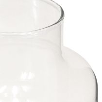Artikel Blomstervase glas dekorativ vase med hals klar Ø14,5cm H25cm