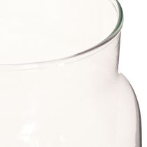 Artikel Blomstervase glas klar vase til dekoration i glas H20cm