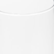 Artikel Blomstervase, slank glascylinder, kan bruges som glasvase eller høj dekorativ glasvase, 30 cm