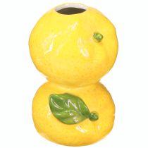 Artikel Blomstervase citron keramik vase dekoration Middelhavet H13cm