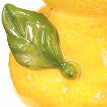 Artikel Blomstervase citron keramik vase dekoration Middelhavet H13cm