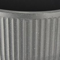 Artikel Gulvvase plastik antracit Ø28cm H46,5cm
