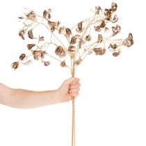 Artikel Bønneblomstgren metallisk kunstig plante jul 80 cm 3 stk.
