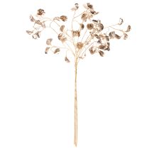 Artikel Bønneblomstgren metallisk kunstig plante jul 80 cm 3 stk.