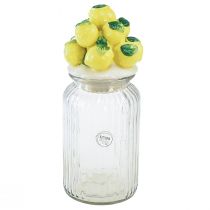 Bonbonniere glaskeramik citron sommer Ø11cm H27cm