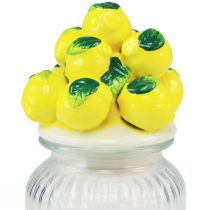 Artikel Slikkrukke med låg citron kagedåse Ø11cm H19cm