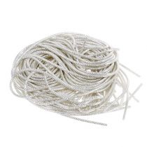 Bouillontråd Ø2mm 100g sølv