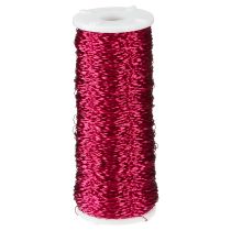 Artikel Bouillon effekttråd Ø0,30mm 100g/140m pink