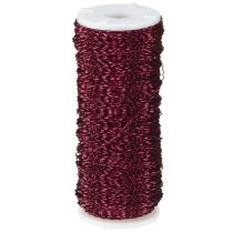 Artikel Bouillon effekttråd Ø0,30mm 140m Bordeaux