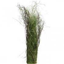 Dekorativ græsbusk med grene Tørret græstot 65×12cm