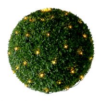 Artikel LED buksbom kuglenet Ø80cm 120 grøn/varm hvid