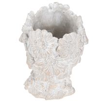 Artikel Buste lavet af støbt sten skulptur kvinde planter antik H21,5cm