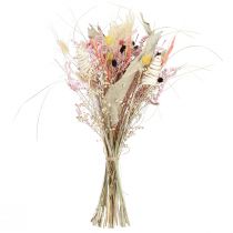 Artikel Tørret blomsterbuket, farverig og eksotisk, 55 cm, 120 g - Livlig, dekorativ og letplejelig boligindretning i bohemestil