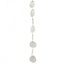 Capiz skalguirlande perlemor, maritim dekoration 100cm