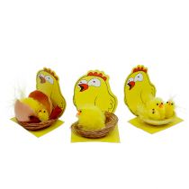 Artikel Chenille Chicks i Rede Mix Ø 5,5cm 3stk