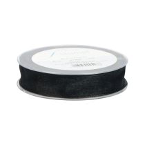 Artikel Chiffon bånd organza bånd organza sort 15mm 20m