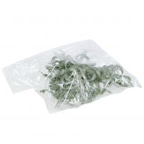 Artikel Juletræspynt sløjfe 9cm med glittergrøn 12 stk