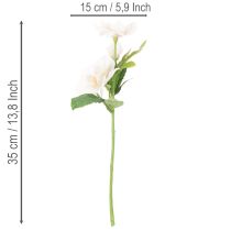 Artikel Kunstig julerosbuket, julebuket, 35 cm, 6 stk.