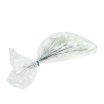 Artikel Julerose på tråd hvid 50 stk