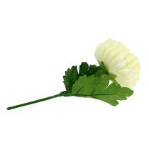 Artikel Krysantemum Creme Kunstig Blomst Ø7cm 18cm 4stk