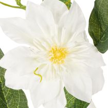 Artikel Kunstig klematisgren med blomster til elegant og vedligeholdelsesfri dekoration, 81 cm, 2 stk.