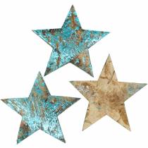 Artikel Kokosstjerne blå 5cm 50stk spredte stjerner borddekoration
