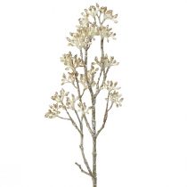 Dekorativ gren hvidguld Cornus gren kunstig gren 48cm