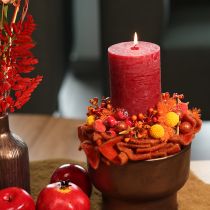 Artikel Craspedia tørrede blomsterbuket 55 cm 20 stk.