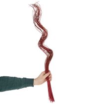 Artikel Tørret dekorativ gren af krøllet pil til kreativ blomsterdekoration og boligtilbehør 80 cm 70 g