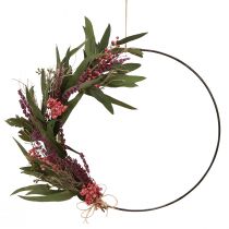 Artikel DIY boksring med tørrede blomster dekorationsløkke lavendel Ø30cm