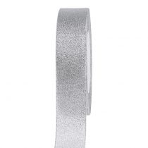 Artikel Dekorativt bånd sølv 25mm 22,5m