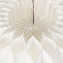 Artikel Papirdekorationskugle, moderne græskardekoration, honeycomb-papir, 34 cm, 2 stk.